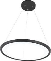 Подвесной светильник кольцо черный LED 24Вт D40см Zortes ORIA ZRS.33122.40