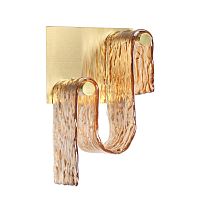 5105/11WL L-VISION ODL26 547 брашинг/янтарный металл/стекло Настенный светильник LED x 11W 4000K FLOW