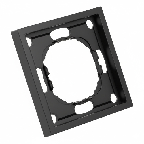 Рамка STEKKER, PFR00-5001-05 1-местная, серия Эмили, черный уголь, soft touch фото 3