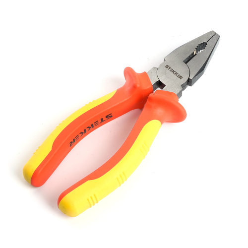 PLM-1-160-P Плоскогубцы комбинированные диэлектрические, 160мм, Cr-V, двухкомпонентная рукоятка фото 5