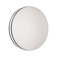 3056/DL COLOR SN 000 Светильник пластик/белый/черный LED 48Вт 3000-6500К D390 IP43 пульт ДУ/RGB/LampSmart LOBIO RGB