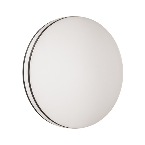 3056/DL COLOR SN 000 Светильник пластик/белый/черный LED 48Вт 3000-6500К D390 IP43 пульт ДУ/RGB/LampSmart LOBIO RGB