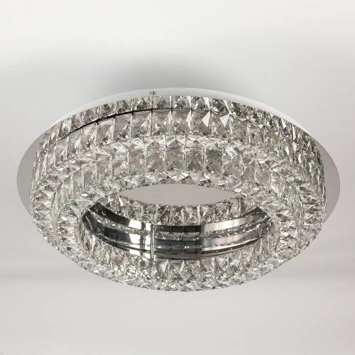 Eletto Olimpia EL330C80.1 LED Люстра хрустальная с пультом Хром фото 4 Eletto Olimpia EL330C80.1 LED Люстра хрустальная с пультом Хром фото 4