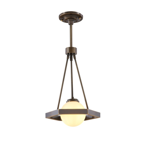 Подвесной светильник Cloyd KARASS P1 / Ø32 см - никель историч. (арт.10137)