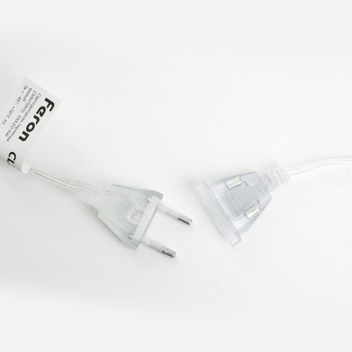 Светодиодная гирлянда Feron CL25 занавес Звездочки  2*1м  + 3м 5000K с контроллером, c питанием от сети 230V, прозрачный шнур фото 5