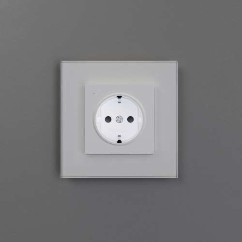 Розетка с подсветкой W (белый матовый) W1171461 фото 8 Розетка с подсветкой W (белый матовый) W1171461 фото 8