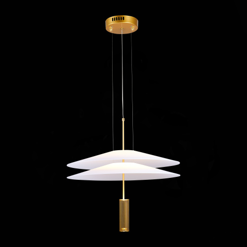 SL6101.203.01 Люстра подвесная ST-Luce Золотистый/Белый LED 1*10W 3000K ISOLA