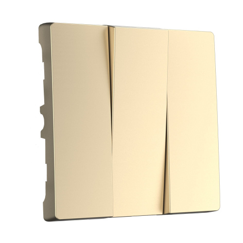 Набор клавиш для выключателя трехклавишного (шампань) W1139011 Набор клавиш для выключателя трехклавишного (шампань) W1139011