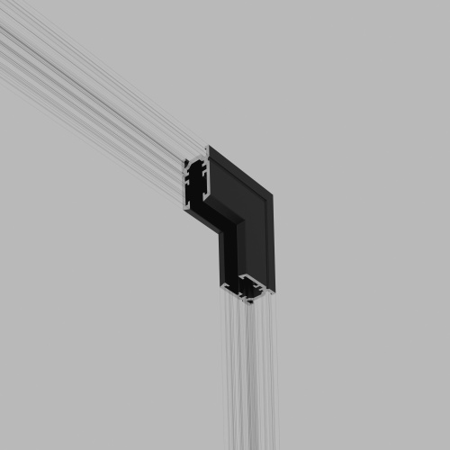 Коннектор угловой внутренний для накладного шинопровода Mini Magnetic 85180/00 Коннектор угловой внутренний для накладного шинопровода Mini Magnetic 85180/00