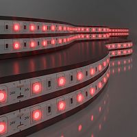 Светодиодная лента 24 В 14,4 Вт/м 60 Led/м 5050 IP65, красный, 5 м Лента светодиодная 24V 14,4W 60Led 5050 IP65 красный, 5м