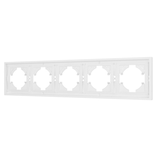 Рамка пластиковая FRM-TENDO-PL-5-WH Arlight 053851 Рамка пластиковая FRM-TENDO-PL-5-WH Arlight 053851