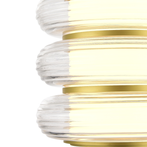 SL6239.203.03 Светильник подвесной ST-Luce золото/прозрачный LED 1*16W 3000K FRITTELA фото 3