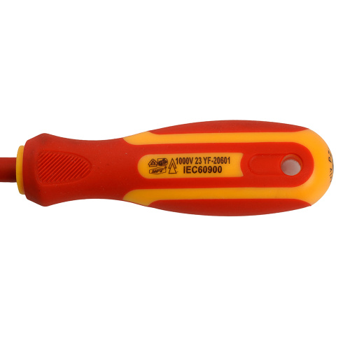 Отвертка крестовая диэлектрическая STEKKER Pz 1 х 80 мм, SDE-PZ1-80 фото 3