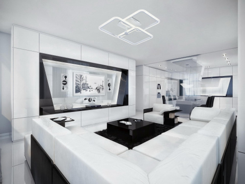 Потолочный светильник Escada 10220/3 LED*108W White фото 2 Потолочный светильник Escada 10220/3 LED*108W White фото 2