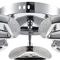 8239/5CL LEDIO LN25 000 хром, металл/пластик Люстра потолочная с ПДУ LED 65W 3000-6000K 220V RUANA