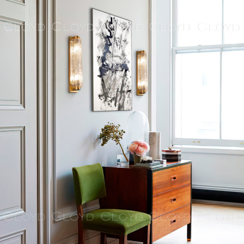 Бра Cloyd AMUNDSEN W2 / выс. 42 см - латунь (арт.20250) Бра Cloyd AMUNDSEN W2 / выс. 42 см - латунь (арт.20250)