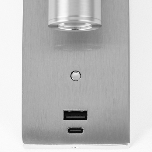 Citilux Декарт CL704432 LED USB Светильник с выключателем Матовый Хром фото 6 Citilux Декарт CL704432 LED USB Светильник с выключателем Матовый Хром фото 6