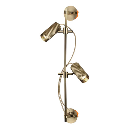 7013/2W HIGHTECH ODL25 477 Настенный св-к поворотный на 50°/180° металл/под латунь IP20 LED GU10 *2 10W 220V MANCHESTER фото 6 7013/2W HIGHTECH ODL25 477 Настенный св-к поворотный на 50°/180° металл/под латунь IP20 LED GU10 *2 10W 220V MANCHESTER фото 6