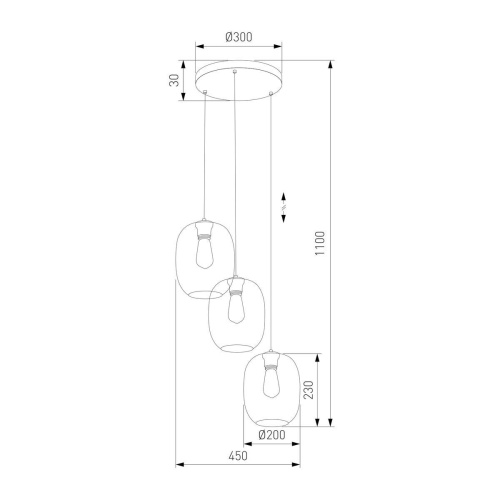Подвесная люстра TK Lighting 5973 Elio фото 4