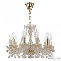 Люстра хрустальная 108/10/165 G Bohemia Ivele Crystal (Богемия Ивеле Кристалл)