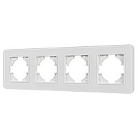 Рамка стеклянная FRM-OMALI-SFGS-4-WH Arlight 049716
