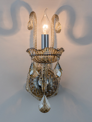 Настенный светильник Escada 1139/1A E14*40W Chrome фото 2 Настенный светильник Escada 1139/1A E14*40W Chrome фото 2