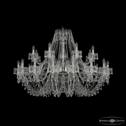 Люстра хрустальная 1410/16+8/460 Ni V0300 Bohemia Ivele Crystal (Богемия Ивеле Кристалл)