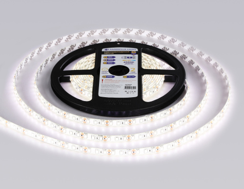 Светодиодная лента 12В 2835 120Led 9.6Вт/м 4500K IP65 5м фото 3 Светодиодная лента 12В 2835 120Led 9.6Вт/м 4500K IP65 5м фото 3