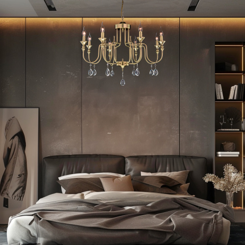 Citilux Рига CL437183 Люстра подвесная Бронза фото 15
