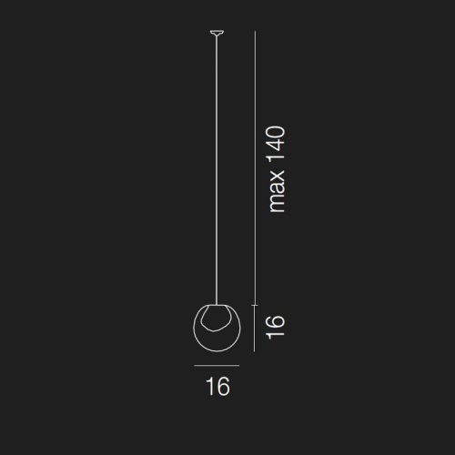 Подвесной светильник SP POC 16 BC NI фото 2