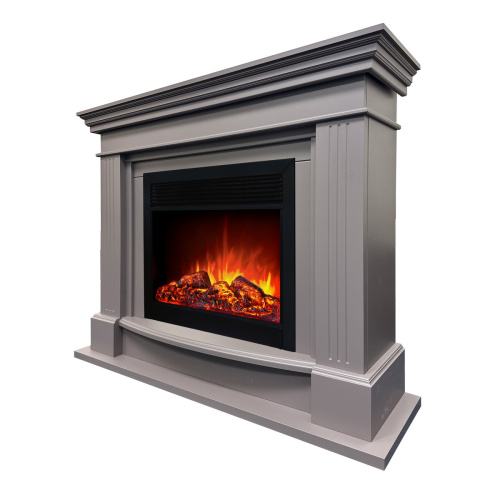 Электрокамин RealFlame Ontario 26/33 BG мокко c очагом Moonblaze DeLux BL фото 2