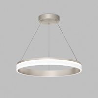 Подвесной светильник RING, ?600 мм, LED, 38Вт, 4000К, алюминий+акрил, сатин. никель