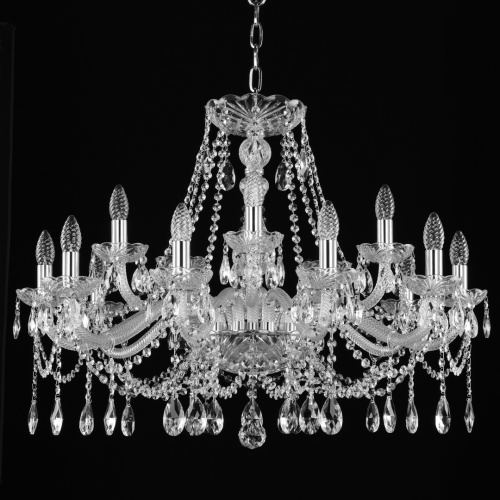 Люстра хрустальная 107/10+5/300 Ni Bohemia Ivele Crystal (Богемия Ивеле Кристалл) фото 3 Люстра хрустальная 107/10+5/300 Ni Bohemia Ivele Crystal (Богемия Ивеле Кристалл) фото 3