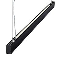 358878 OVER NT22 406 черный Светильник подвесной светодиодный (длина подвесов 1,2м) IP20 LED 4000K 40W вниз + 12W вверх 220V ITER