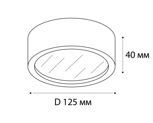 M04-525-125 white 4000K светильник потолочный фото 6