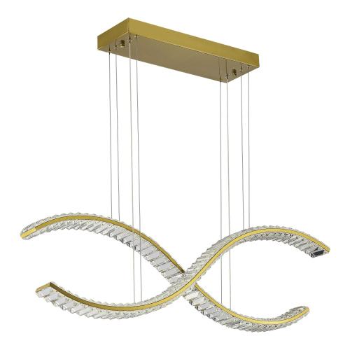 SL6206.303.44 Светильник подвесной ST-Luce Латунь/Прозрачный LED 1*44W 3000K ACENO фото 4