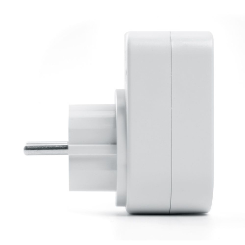 Переходник сетевой с/з c 2 USB 2,1А, STEKKER ADP16-24-20, 250В, 16A, IP20, белый фото 2