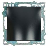 Кабельный вывод (механизм), STEKKER, серия Катрин, черный, GLS00-7116-05