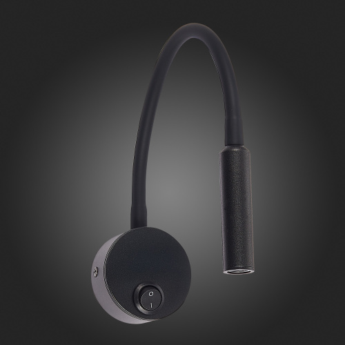 ST653.431.01 Светильник настенный ST-Luce Черный/Черный LED 1*3W 3000K Настенные светильники фото 3