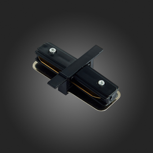 ST013.419.00 Коннектор прямой для однофазного встраиваемого шинопровода ST-Luce Черный BASE фото 3