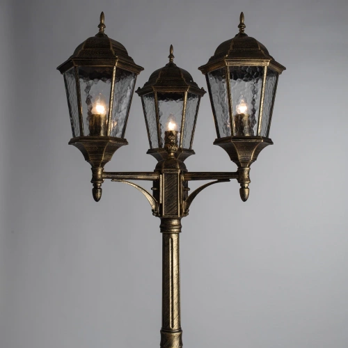Парковый светильник Arte Lamp GENOVA A1207PA-3BN фото 2
