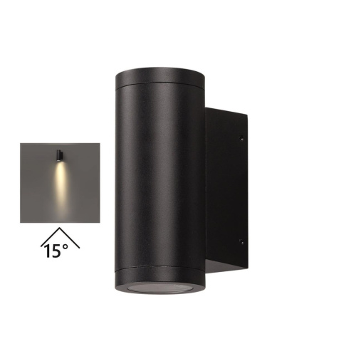 7071/7WL NATURE ODL25 685 Настенный светильник черный/металл IP65 LED 7W 3000K 15° AC85~265V LONG