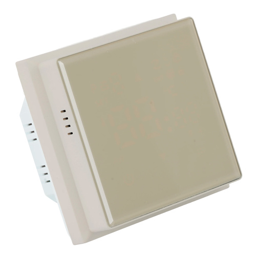 Терморегулятор Wi-Fi (механизм), STEKKER, 250В, 3500Вт, серия Эмили, RSW00-5119-08, кашемир, soft touch фото 3