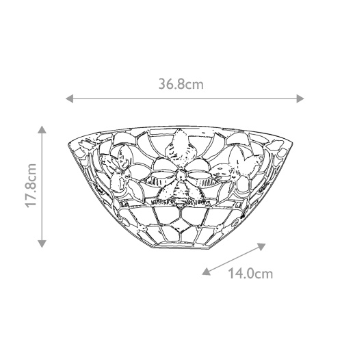 Бра Quoizel, Арт. QZ-KAMI-WU фото 2
