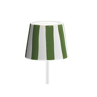 Абажур Poldina d13 cm Green stripes