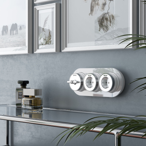 Переключатель/выключатель одноклавишный Vintage белый матовый/хром W5812050 фото 4 Переключатель/выключатель одноклавишный Vintage белый матовый/хром W5812050 фото 4