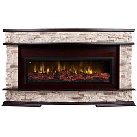 Электрокамин RealFlame Frankfurt 42/BV AO античный дуб с очагом Beverly 1000
