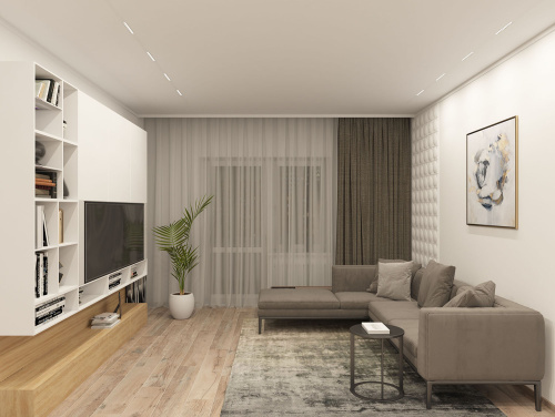 DK8001-WH Линейный светильник SMART LENS 9W DIM 3000K-6000K белый фото 2