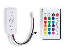Контроллер WIFI Tuya для светодиодных лент RGB+CCT c пультом 10А 12В 120Вт - 24В 240Вт