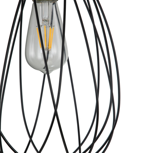 Подвесной светильник Escada 10180/1S E27*60W Black/Brass фото 3